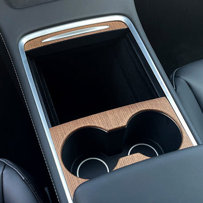 EVAAM Wood Style Center Console Wrap for Model 3/Y 2021-2022 Accessories - EVAAM