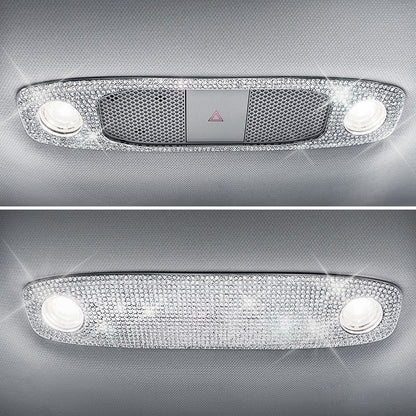 EVAAM Bling Diamond Reading Light Cover for Model 3/Y Accessories - EVAAM