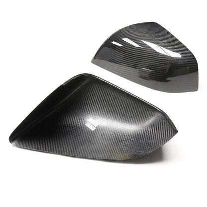 EVAAM Gloss Real Carbon Fiber Mirror Cover for Model X - EVAAM