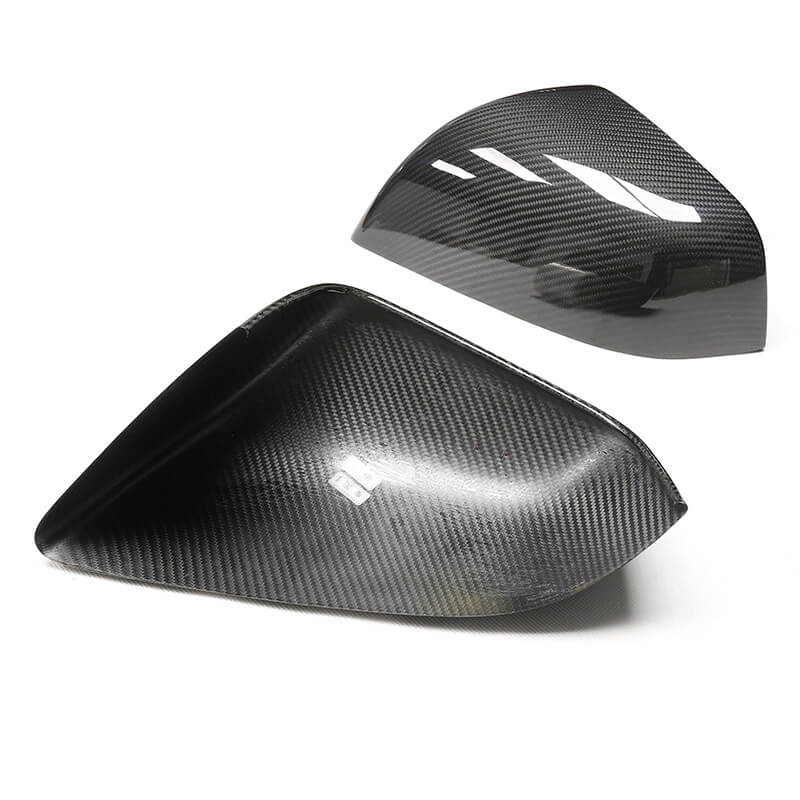 EVAAM Gloss Real Carbon Fiber Mirror Cover for Model X - EVAAM