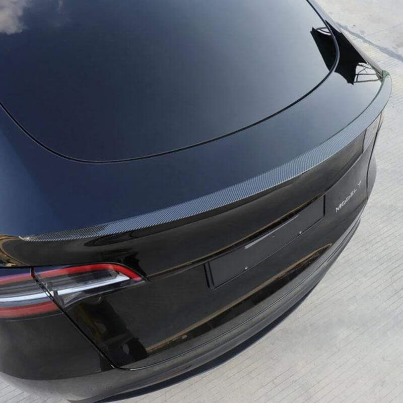 EVAAM® Gloss Real Carbon Fiber Tesla Trunk Spoiler Wing for Model Y  (2020-2023)